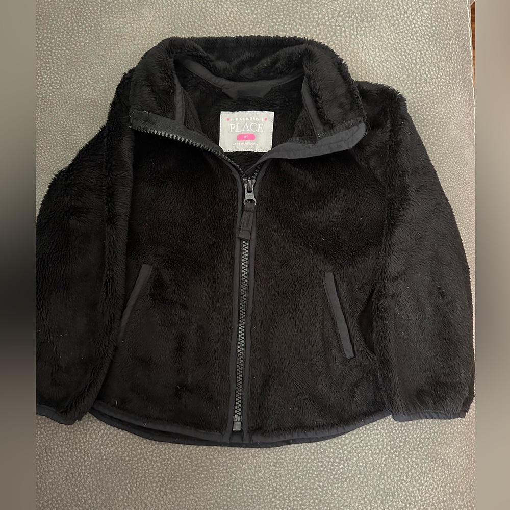 2T Little Girls Black Sweater